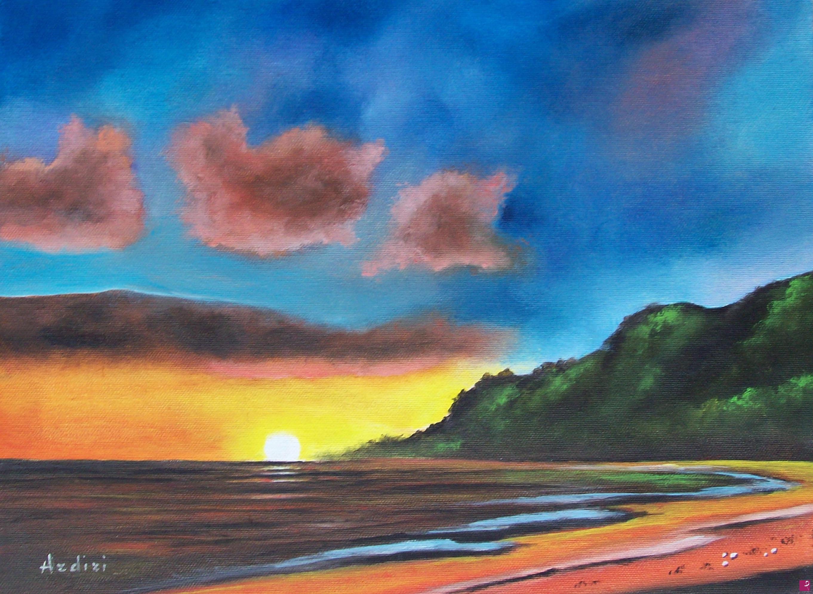 quadri in vendita online - 892 - TRAMONTO A SCALEA