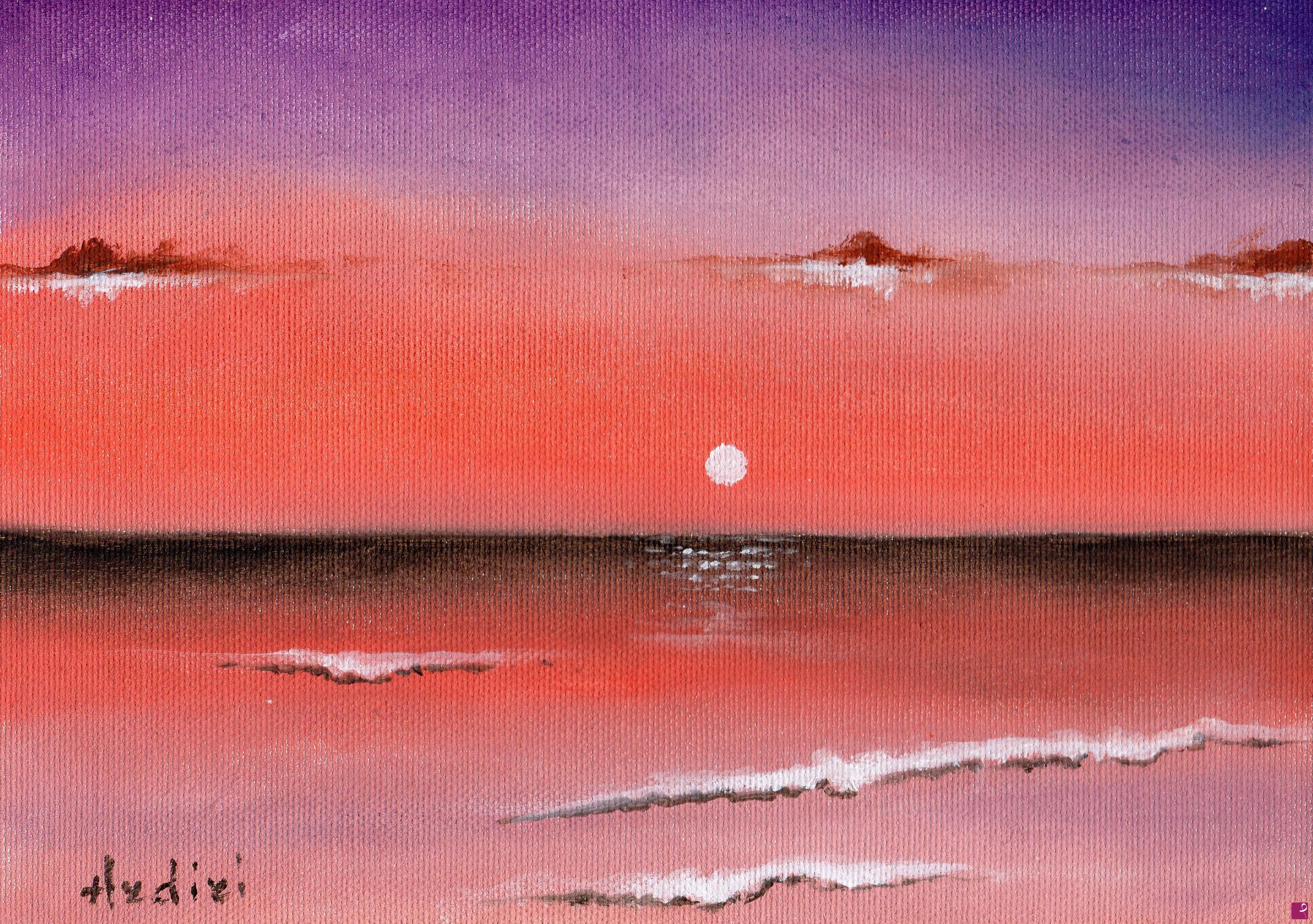 quadri in vendita online - 918 - TRAMONTO SUL MARE