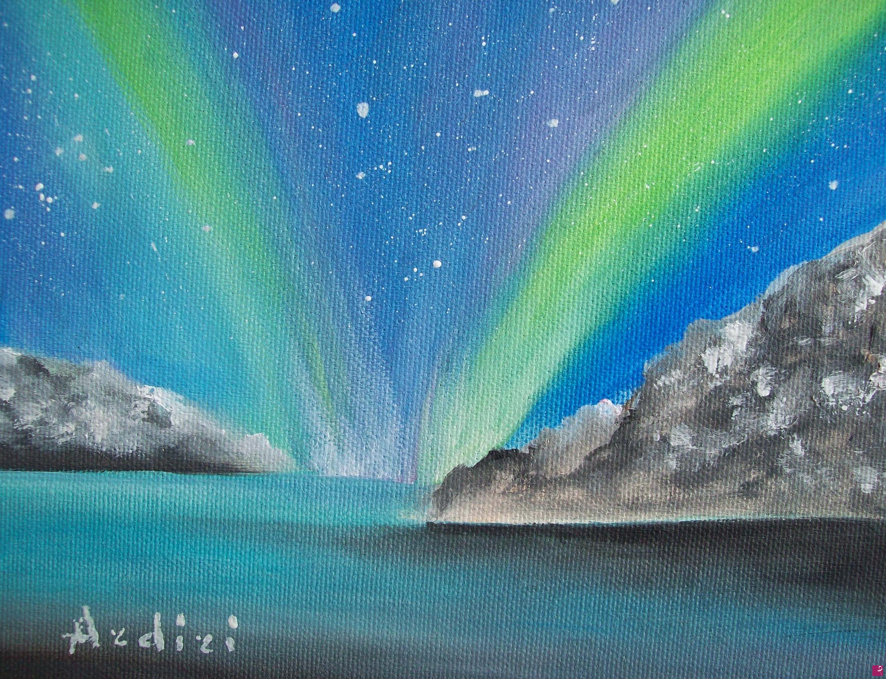 quadri in vendita online - 996 - AURORA BOREALE