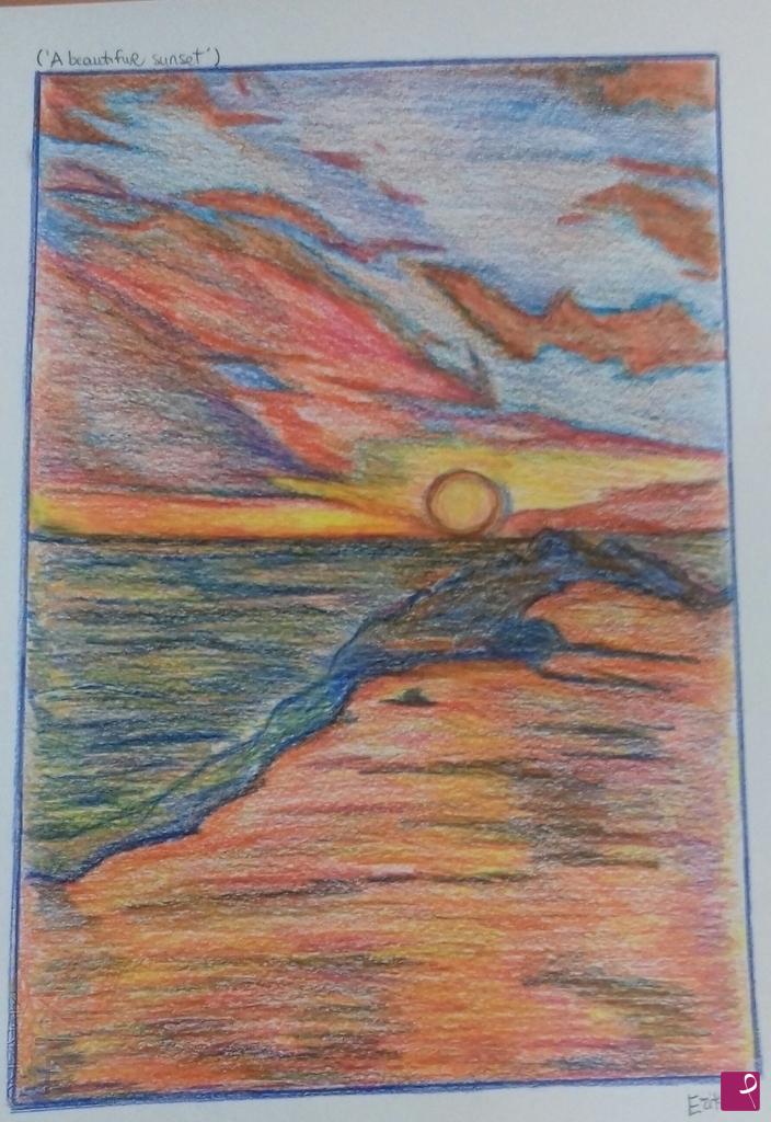 quadri in vendita online - A beautiful sunset