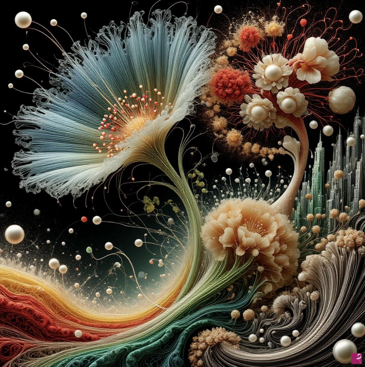 quadri in vendita online - A blooming flower