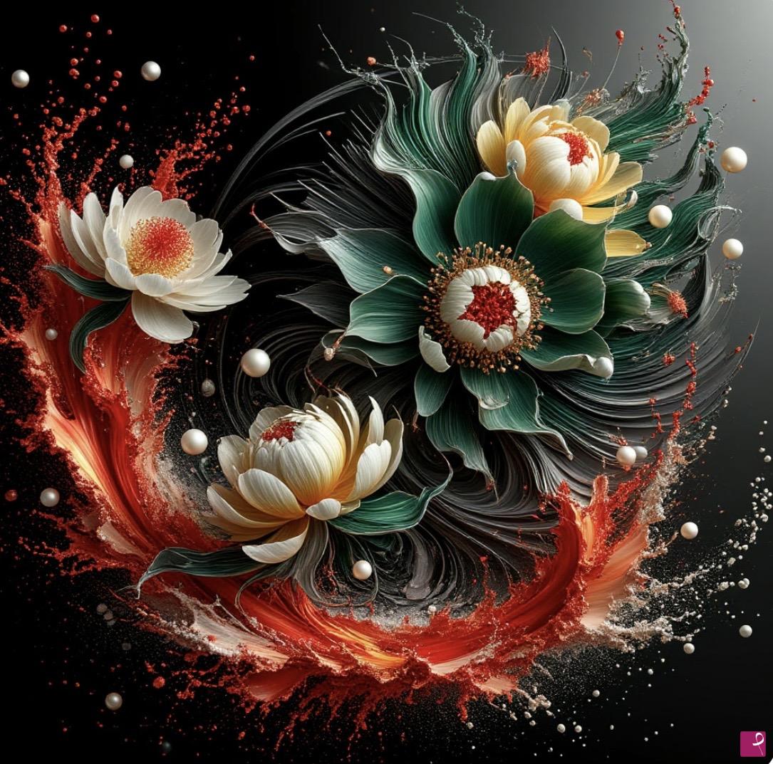 quadri in vendita online - A bouquet of flowers