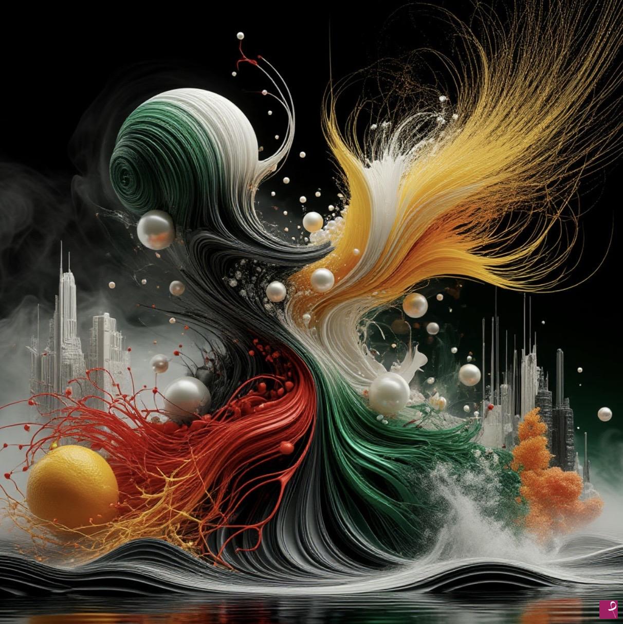 quadri in vendita online - A burst of color