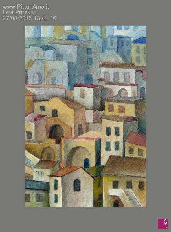quadri in vendita online - A Cityscape