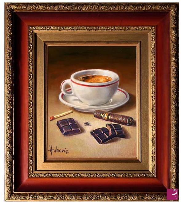 quadri in vendita online - A cup of coffee