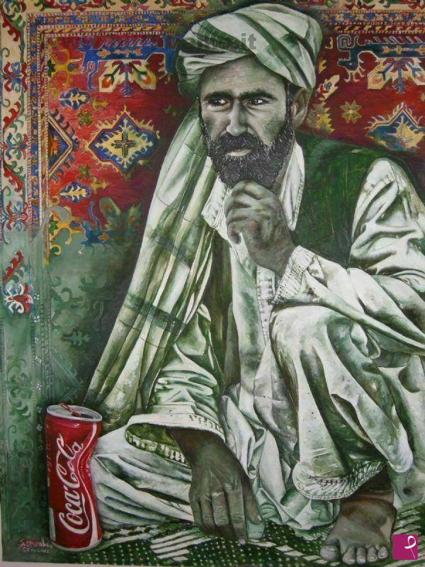 quadri in vendita online - A DAY IN KANDAHAR