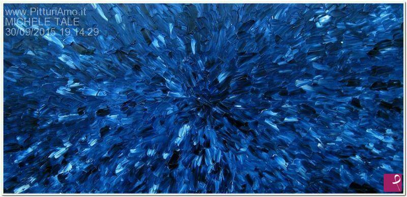 quadri in vendita online - A great jump in the blue