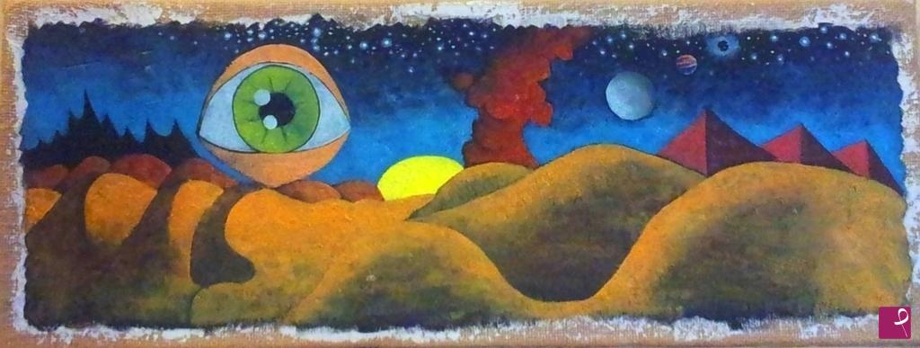quadri in vendita online - A LOOK INTO A MARTIAN EIDOLON