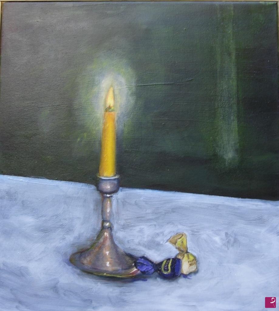 quadri in vendita online - a luce di candela