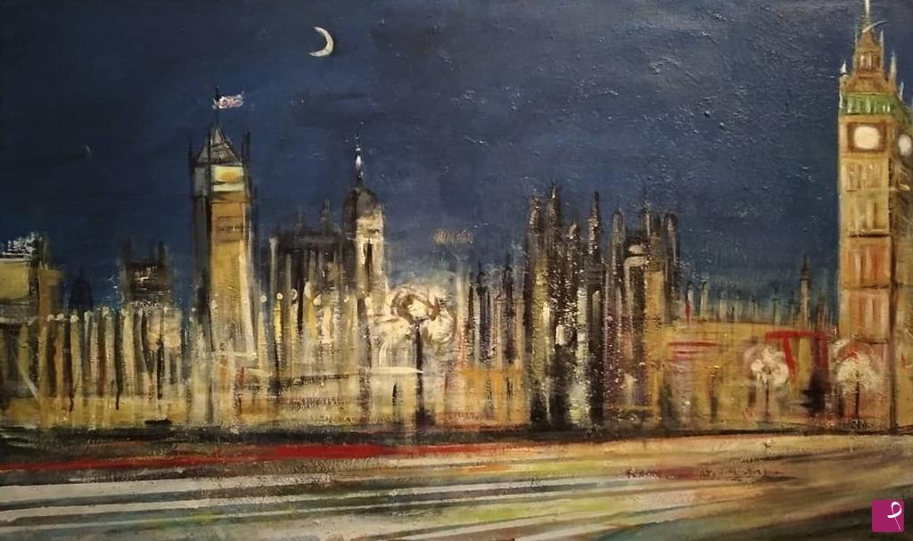 quadri in vendita online - A night in London