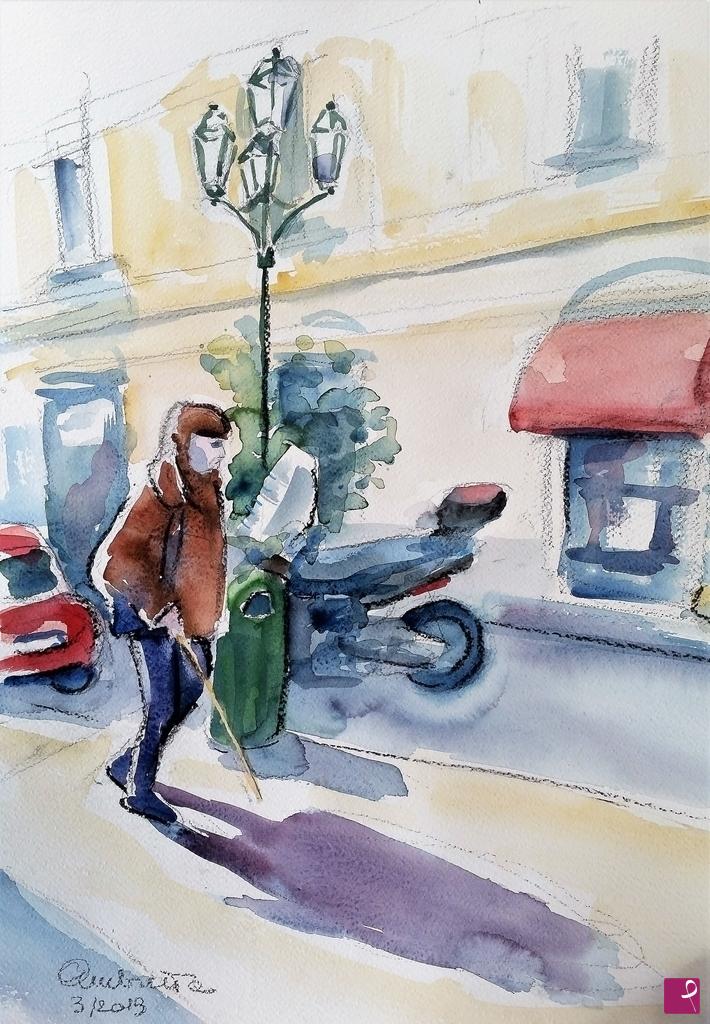 quadri in vendita online - A passeggio