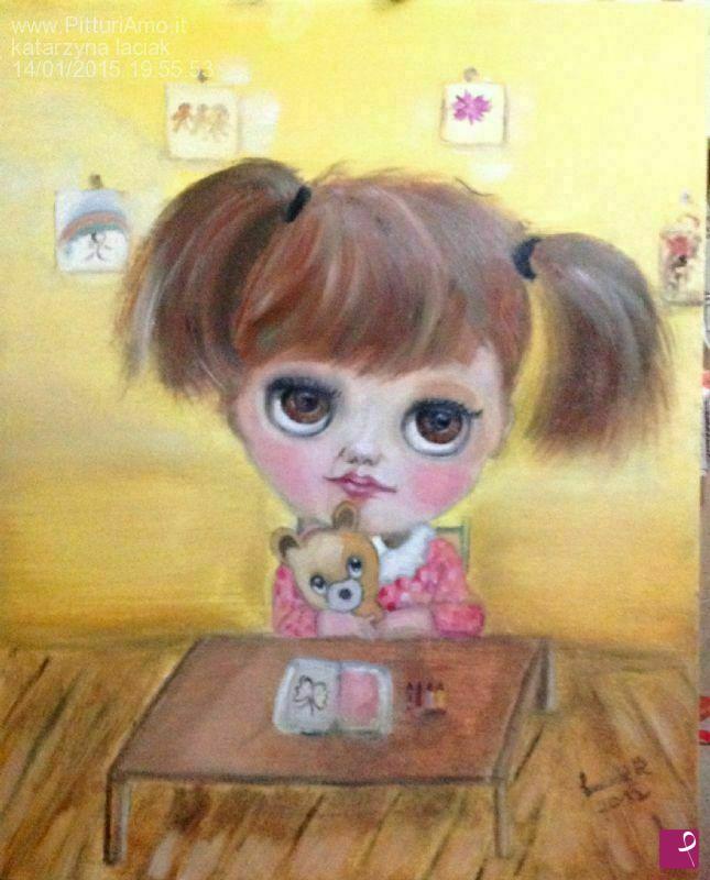 quadri in vendita online - A scuola con Teddy