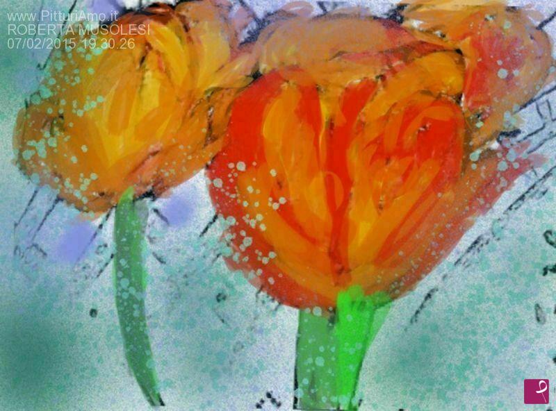 quadri in vendita online - A tulip