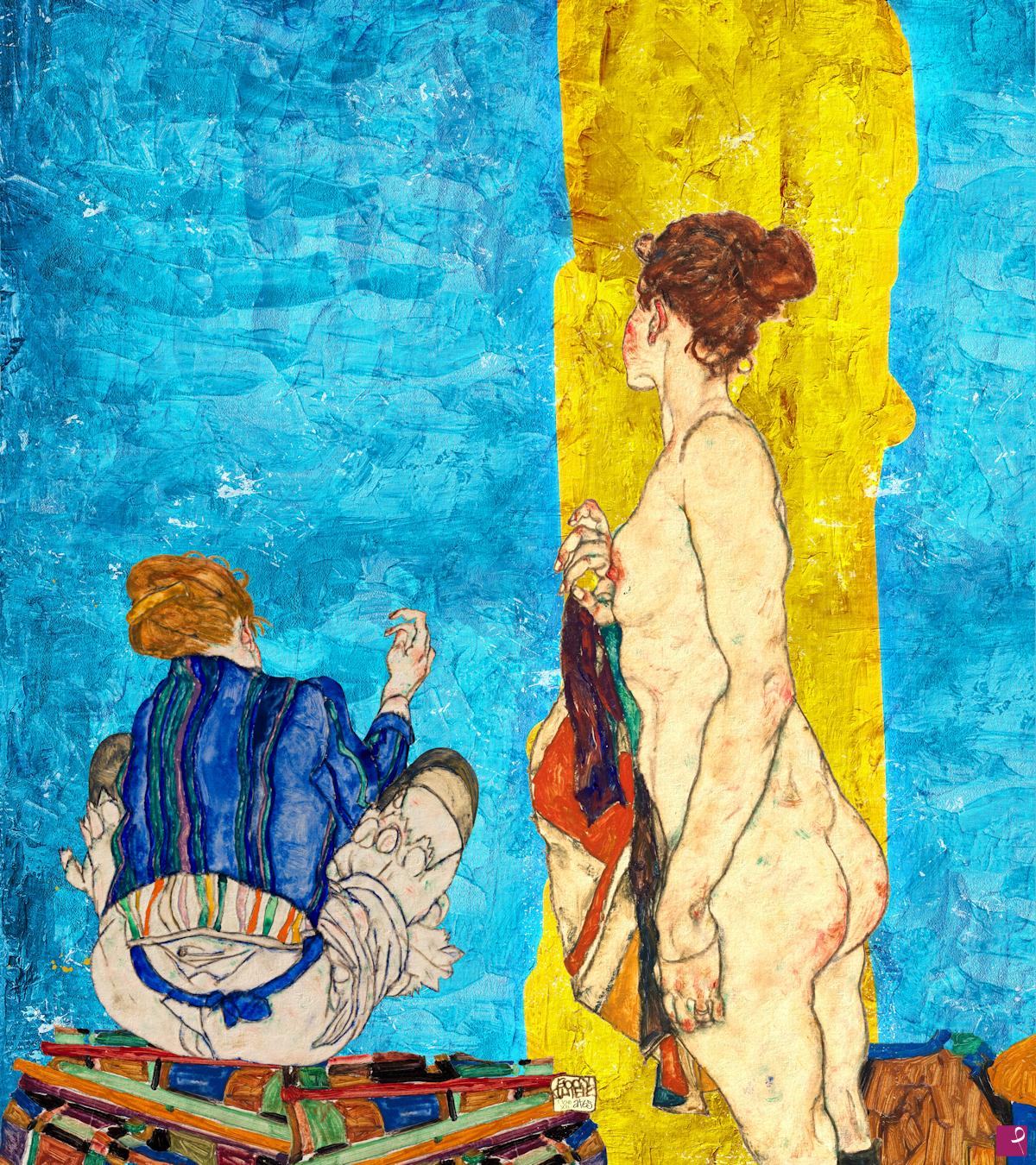quadri in vendita online - Ab arte #5 - Tributo a Egon Schiele