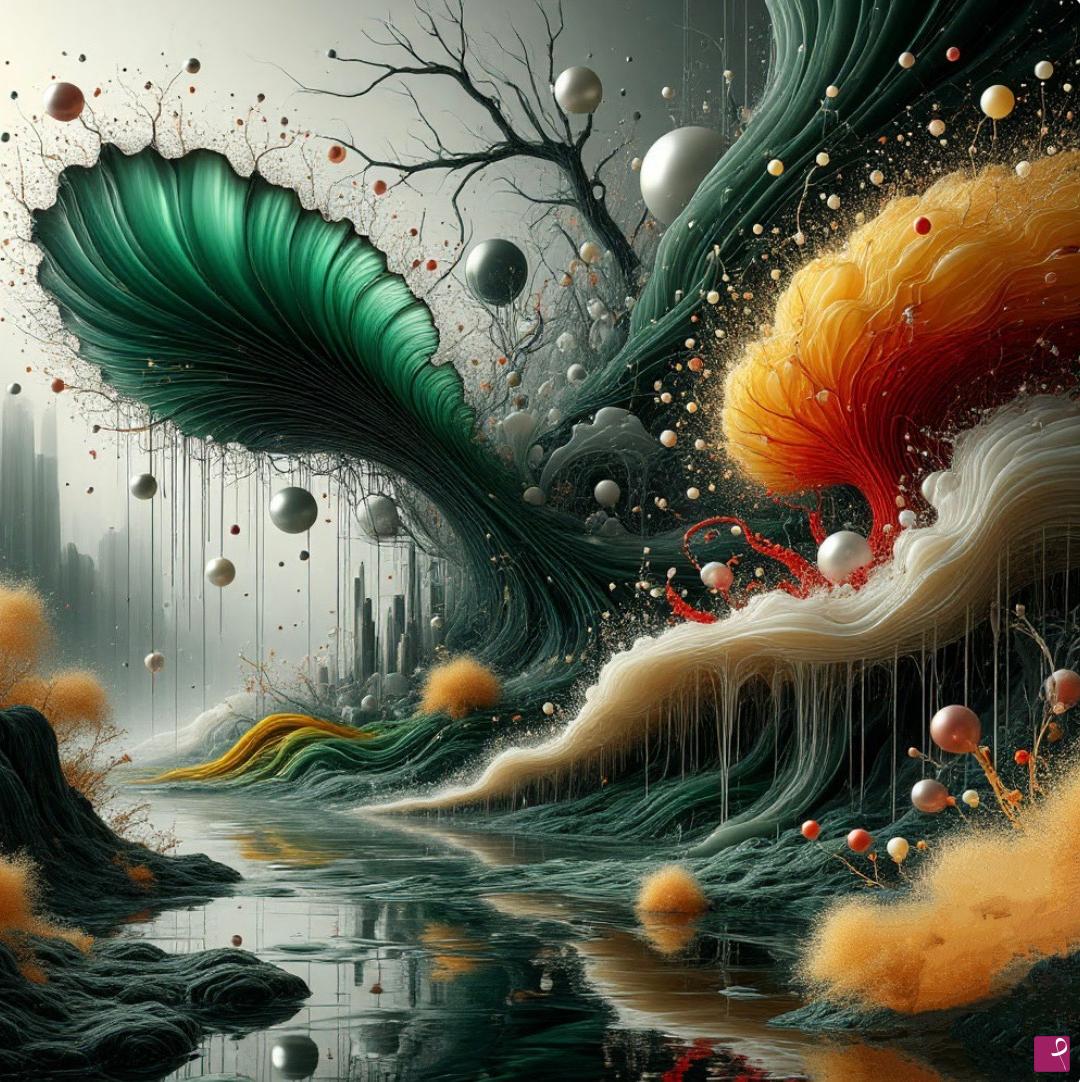quadri in vendita online - Abandoned River