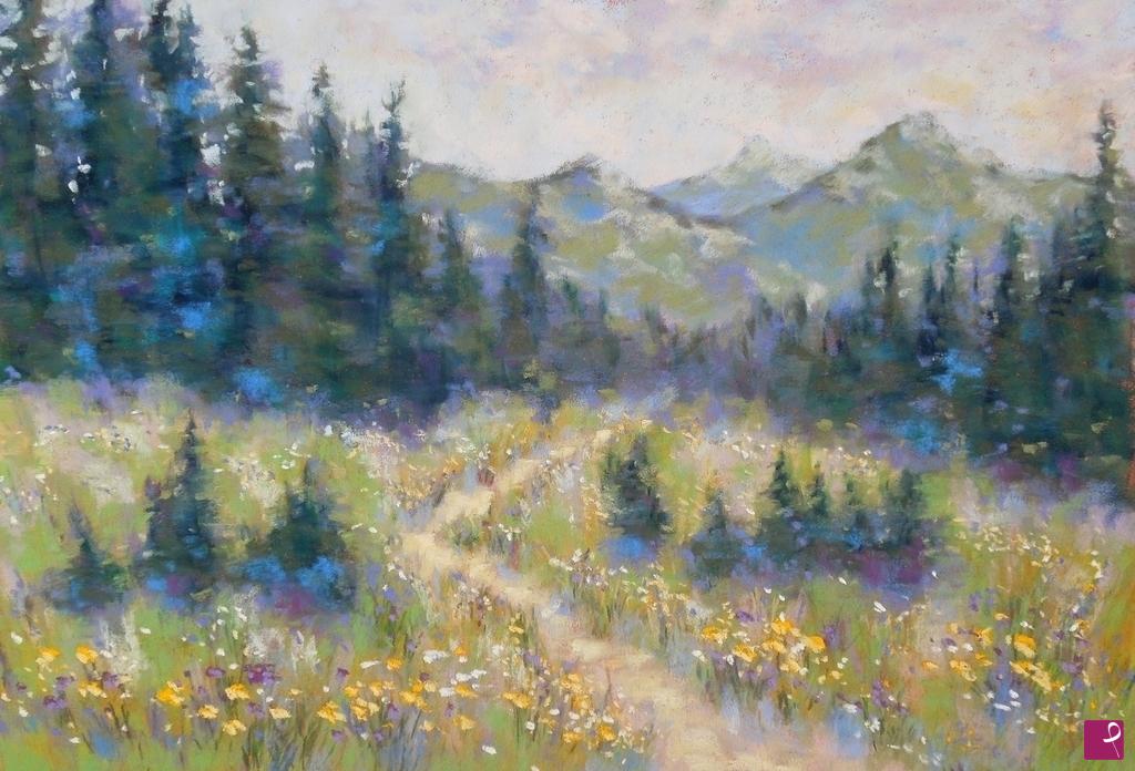 quadri in vendita online - Abeti e fiori - 99