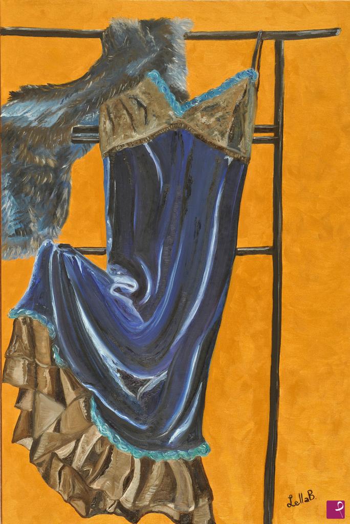 quadri in vendita online - Abito blue