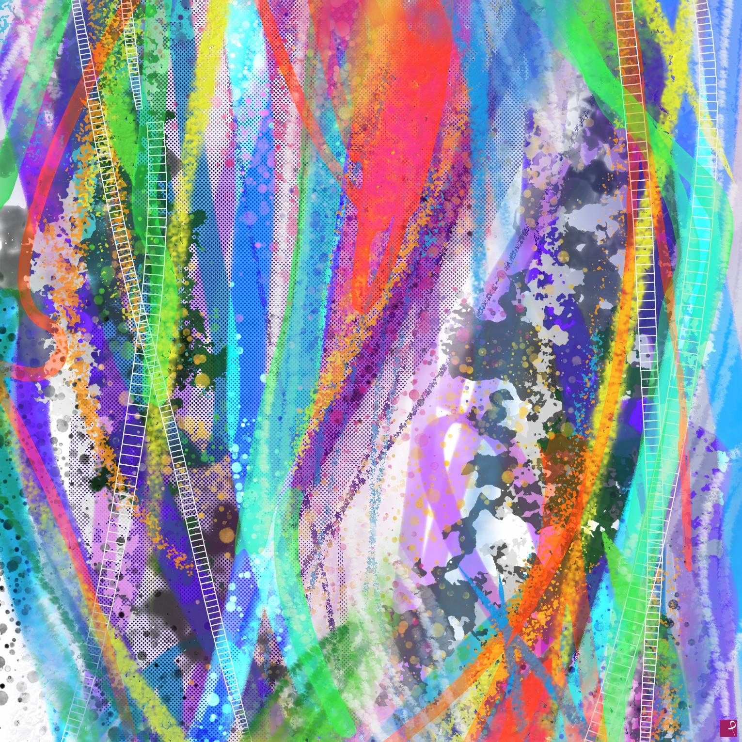 quadri in vendita online - Abstract April 