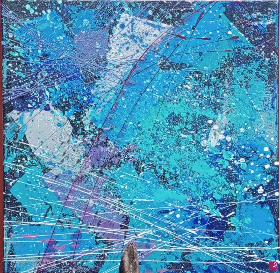 quadri in vendita online - Abstract blu 