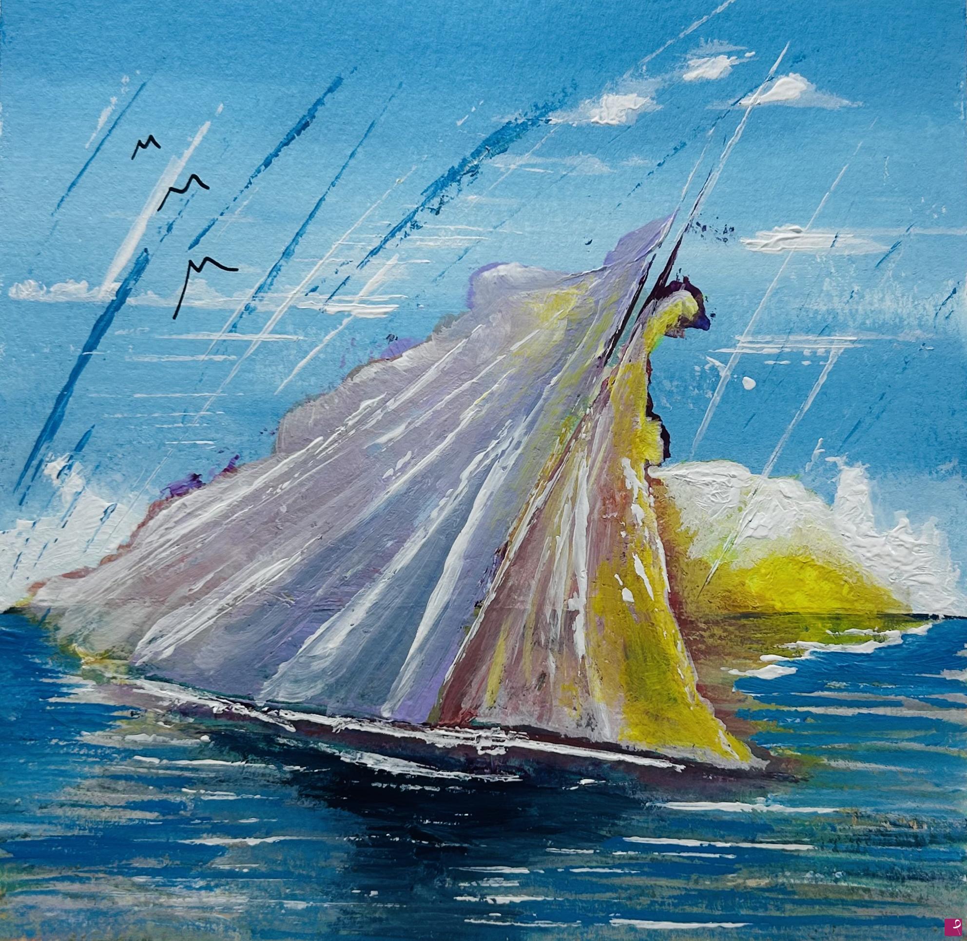 quadri in vendita online - ABSTRACT BOAT 