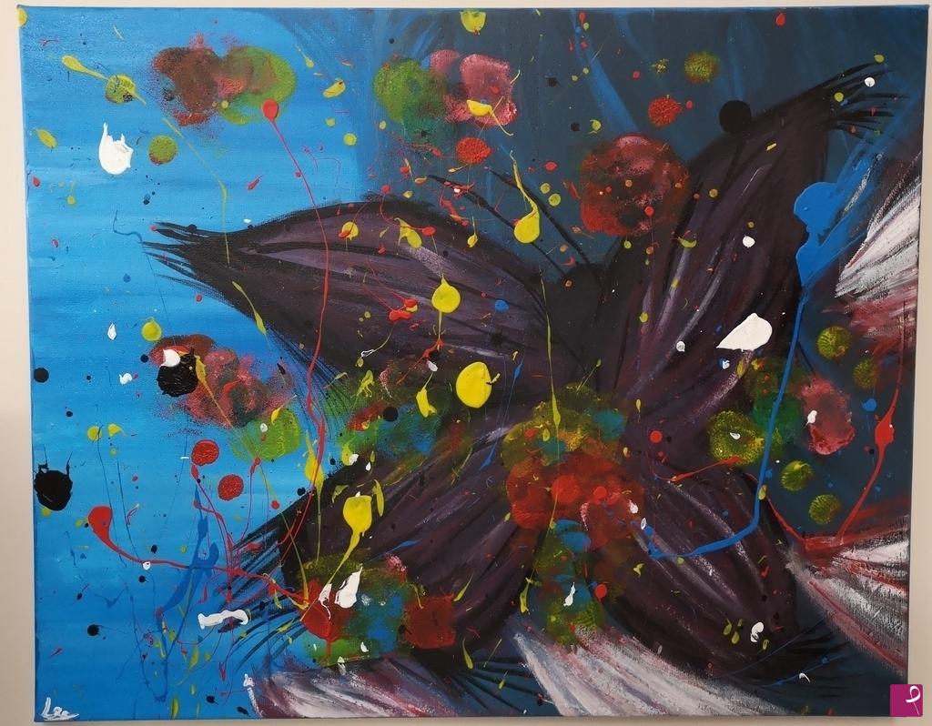 quadri in vendita online - Abstract butterfly