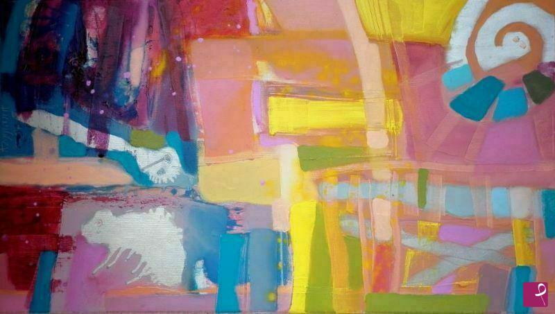 quadri in vendita online - Abstract Caleidoscope, 2012, cm.40×70