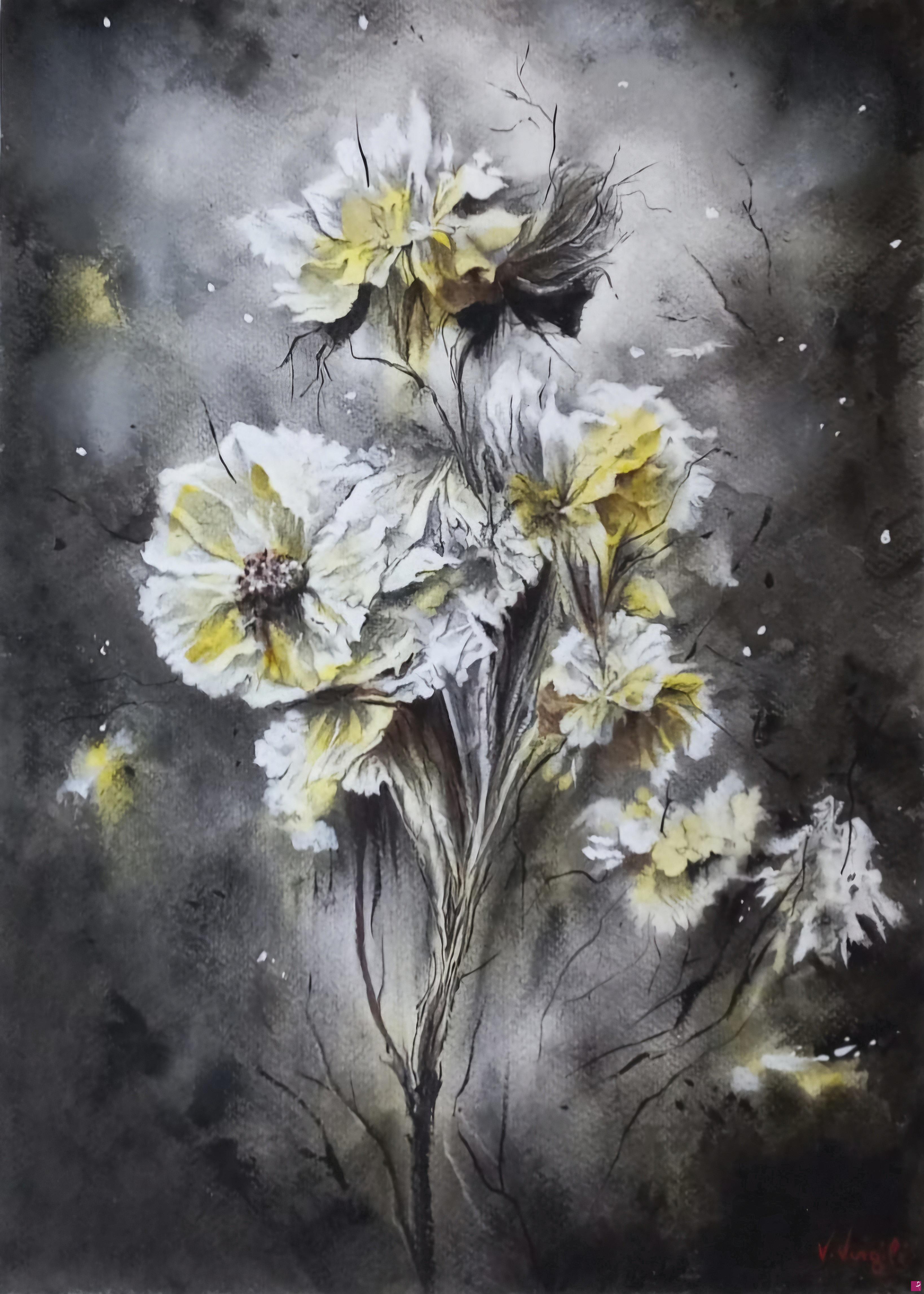 quadri in vendita online - Abstract flowers n.10