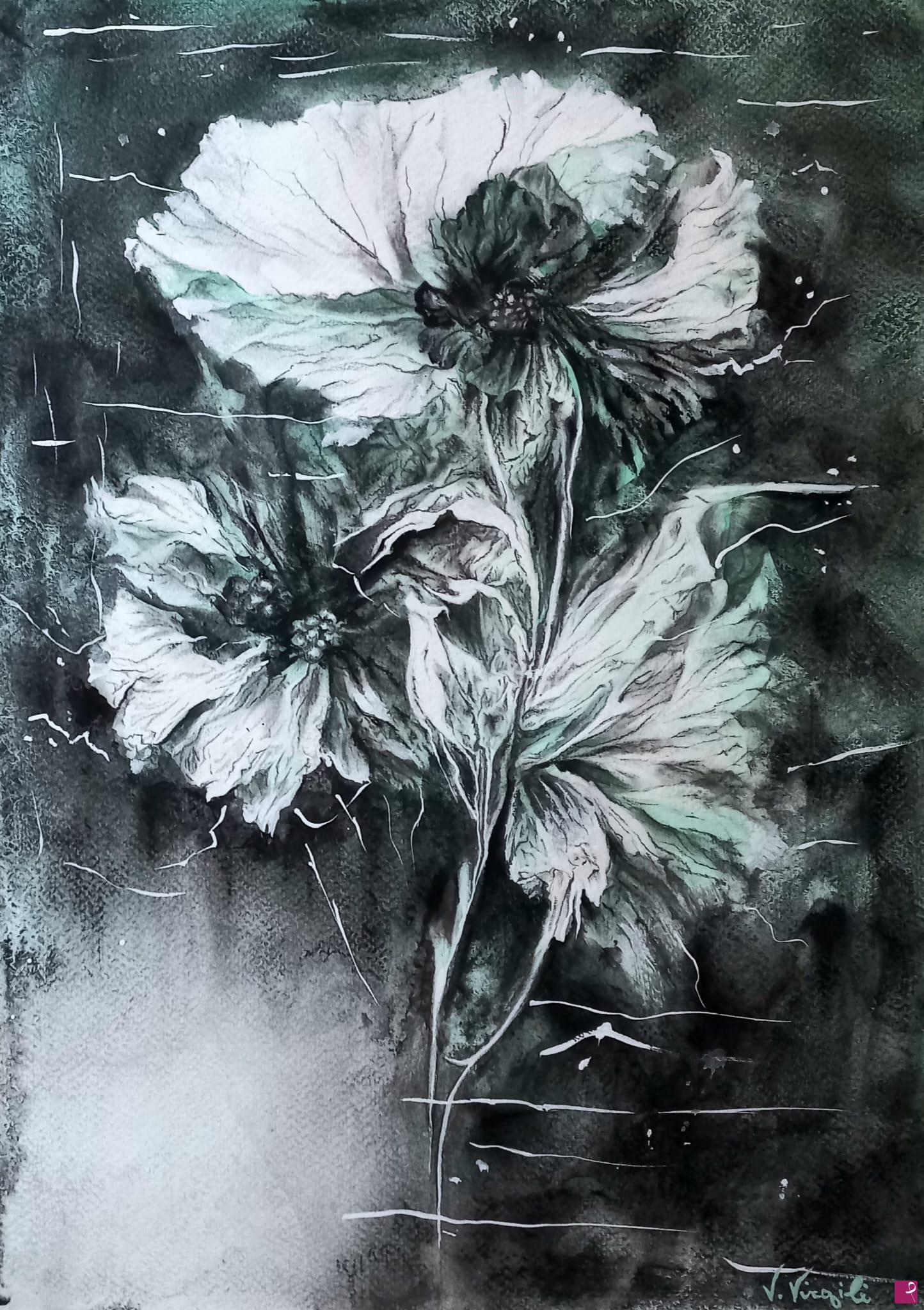 quadri in vendita online -  Abstract flowers n.11