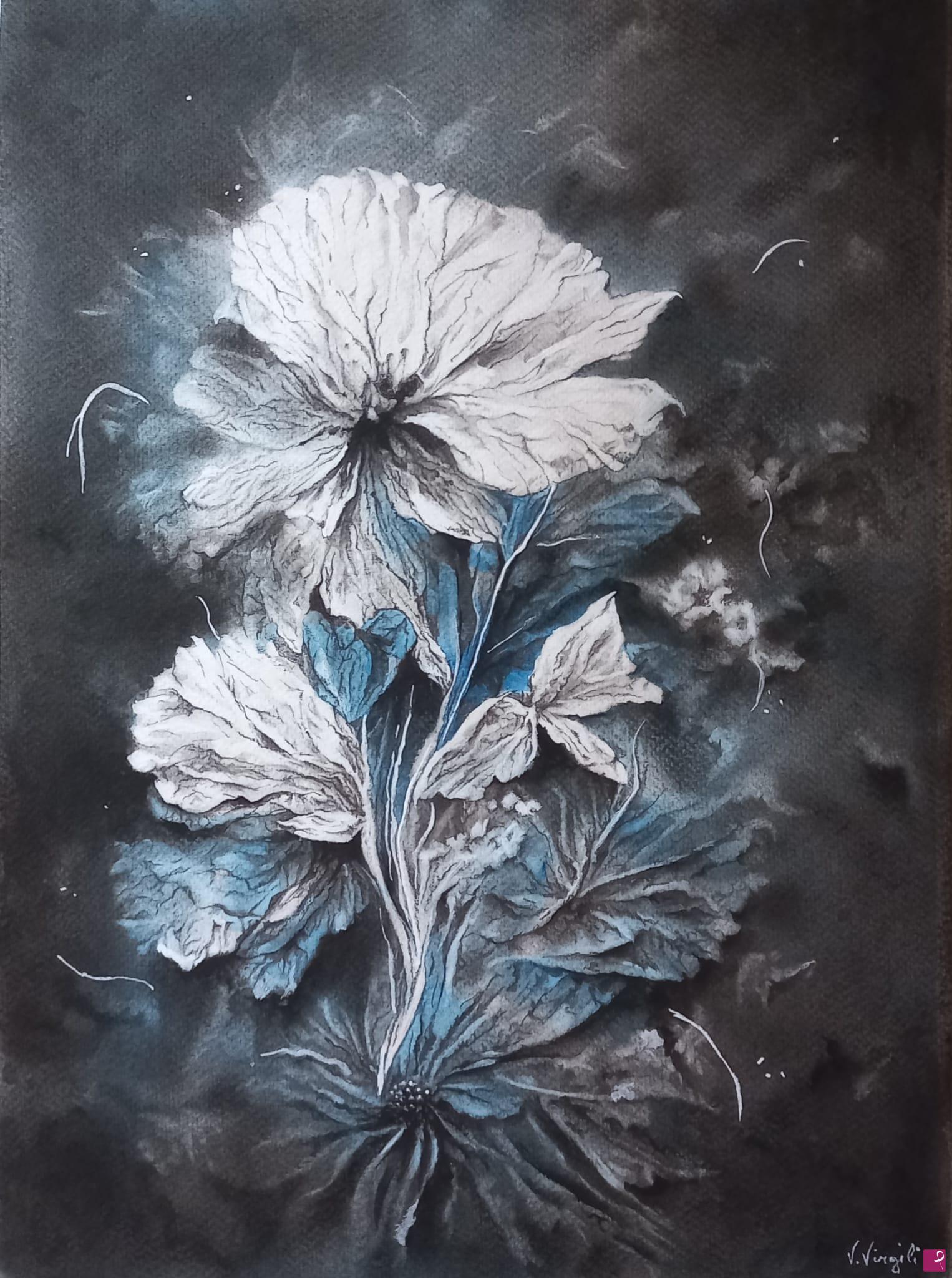 quadri in vendita online - Abstract flowers n.9