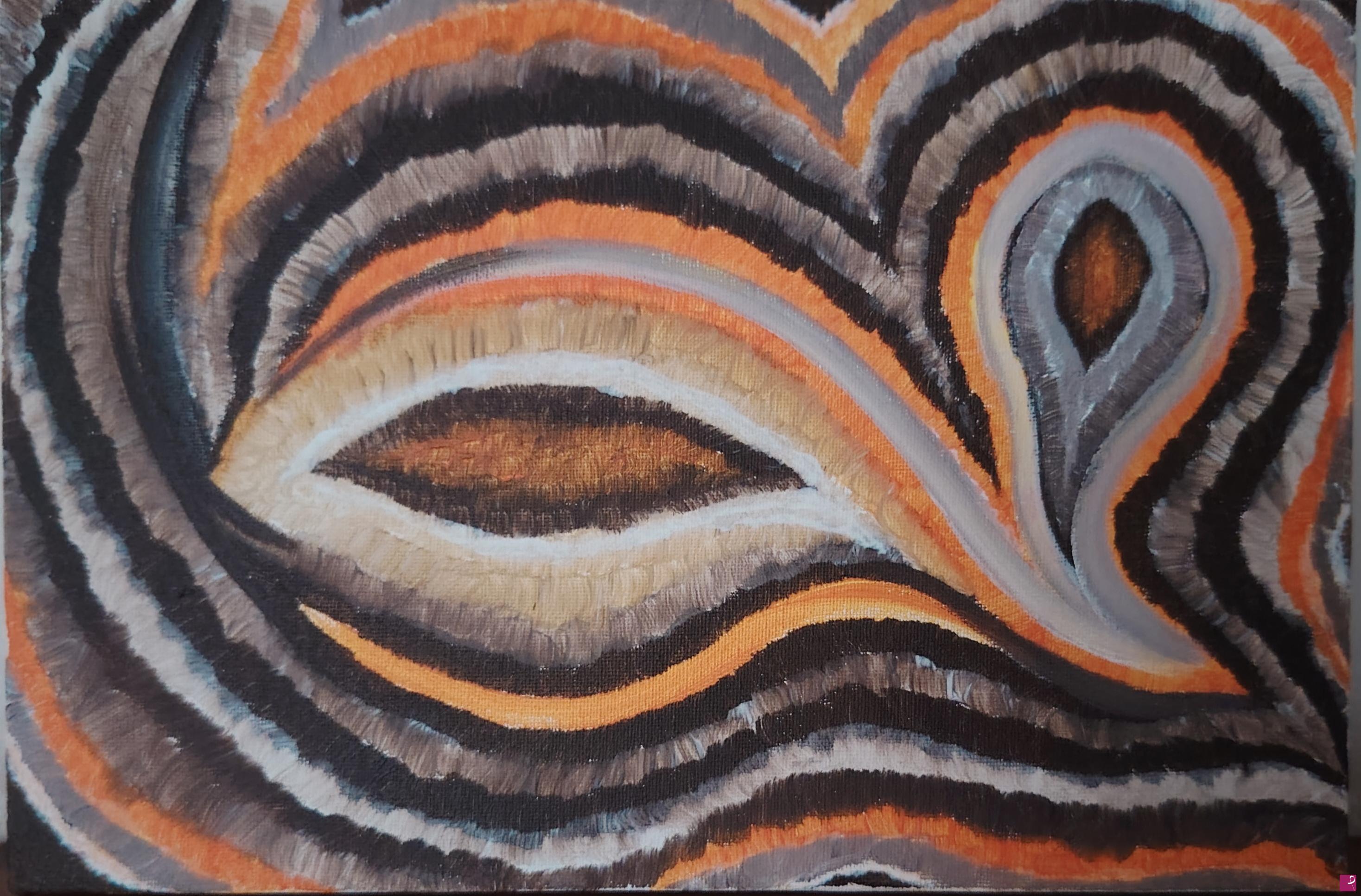 quadri in vendita online - Abstract fox