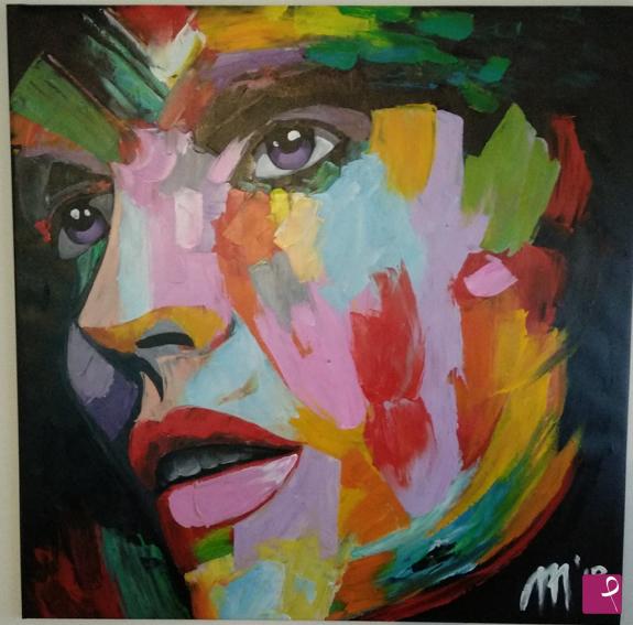 quadri in vendita online - Abstract girl #2