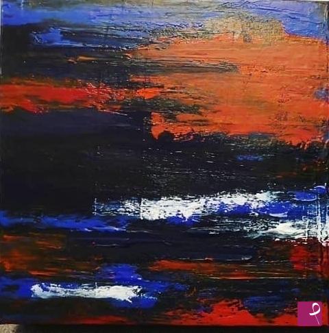 quadri in vendita online - Abstract landscape