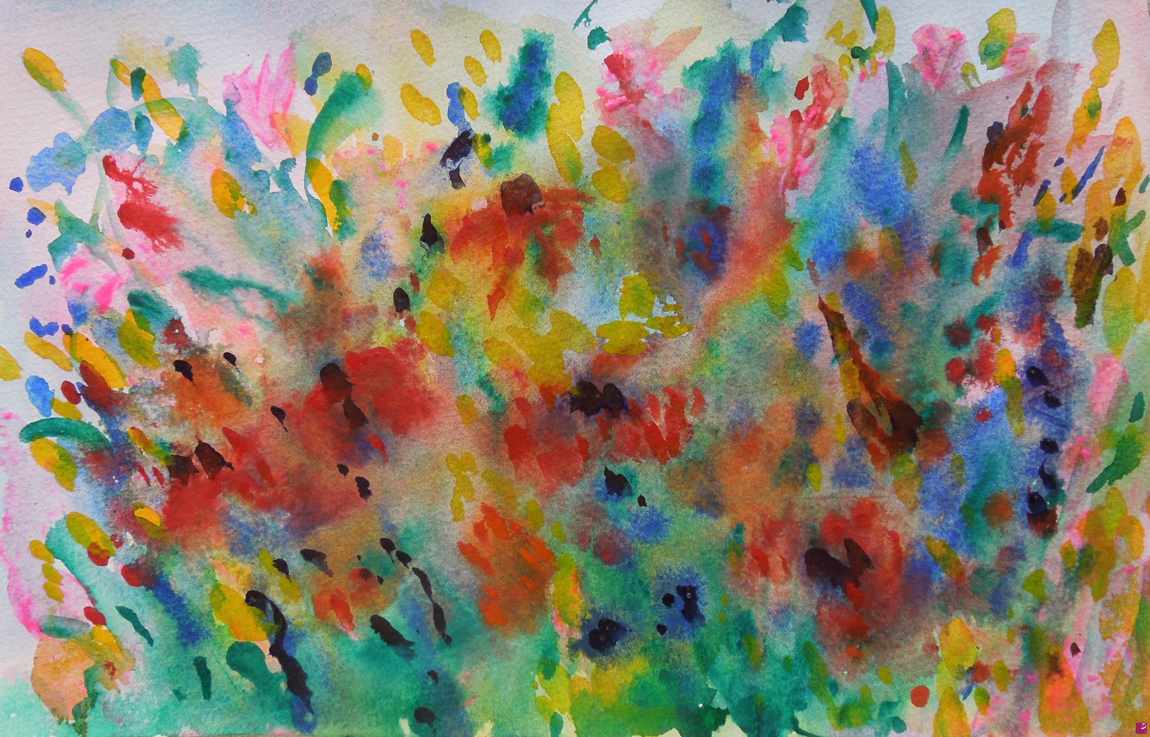 quadri in vendita online - Abstract meadow - 654