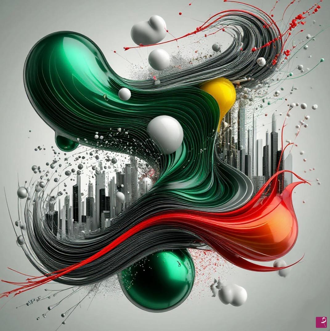 quadri in vendita online - Abstract picture city