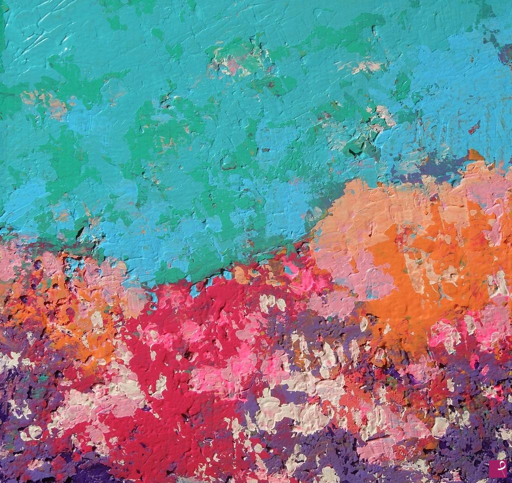 quadri in vendita online - Abstract summer landscape - 551