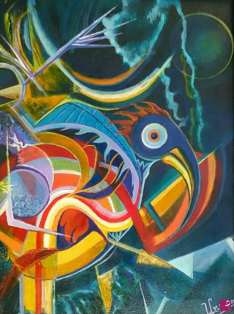 quadri in vendita online - "Abstract Tropical"
