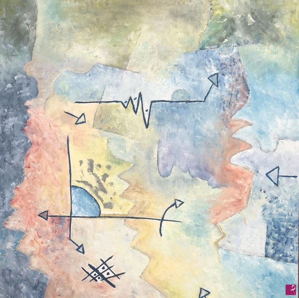 quadri in vendita online - Abstract with GPS