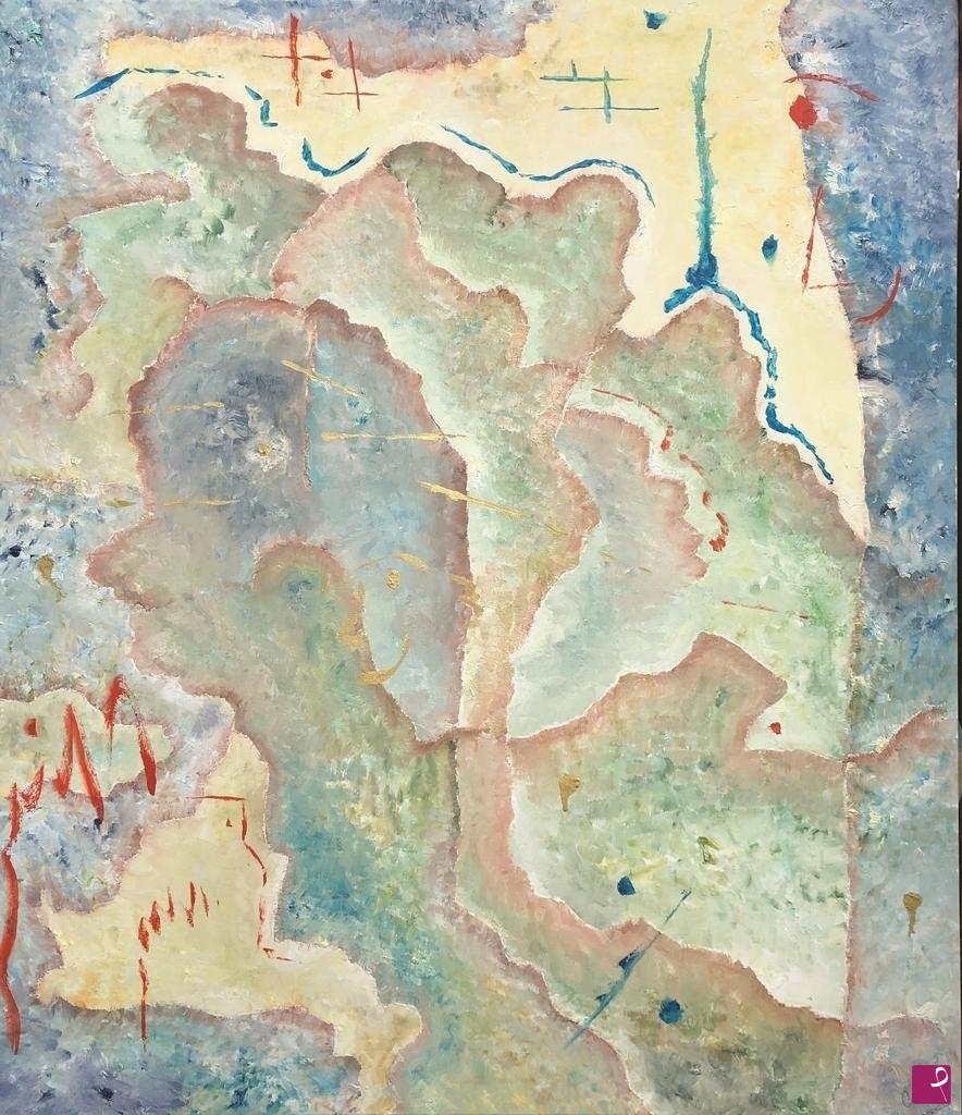 quadri in vendita online - Abstractionix with Figures in the Woods