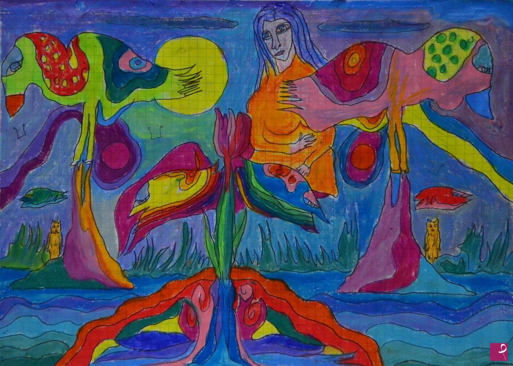 quadri in vendita online - ACID LANDSCAPE