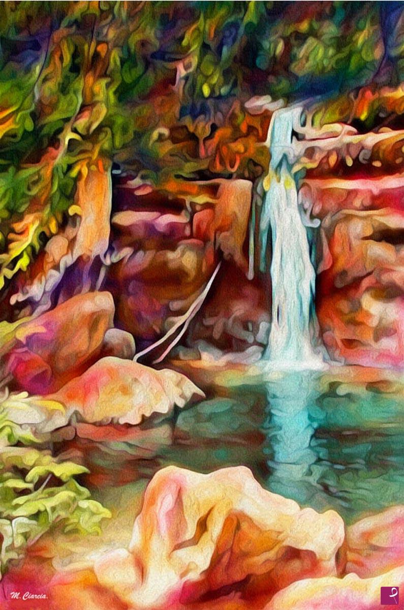 quadri in vendita online - Acquacheta - Stampa Fine Art su Tela