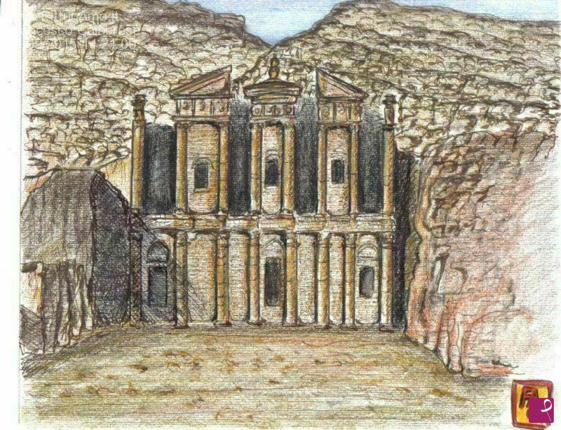 quadri in vendita online - Ad Dayr, Petra