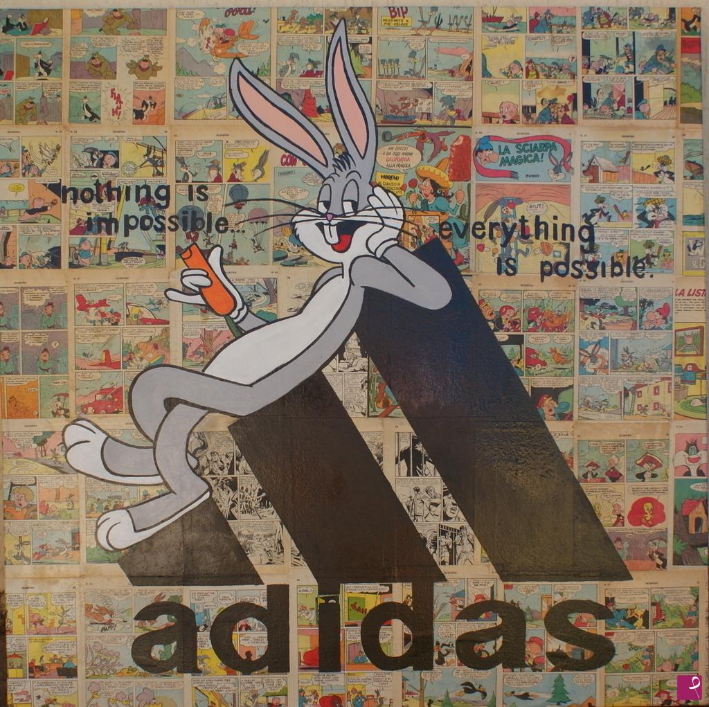 quadri in vendita online - adidas "nothin impossible"
