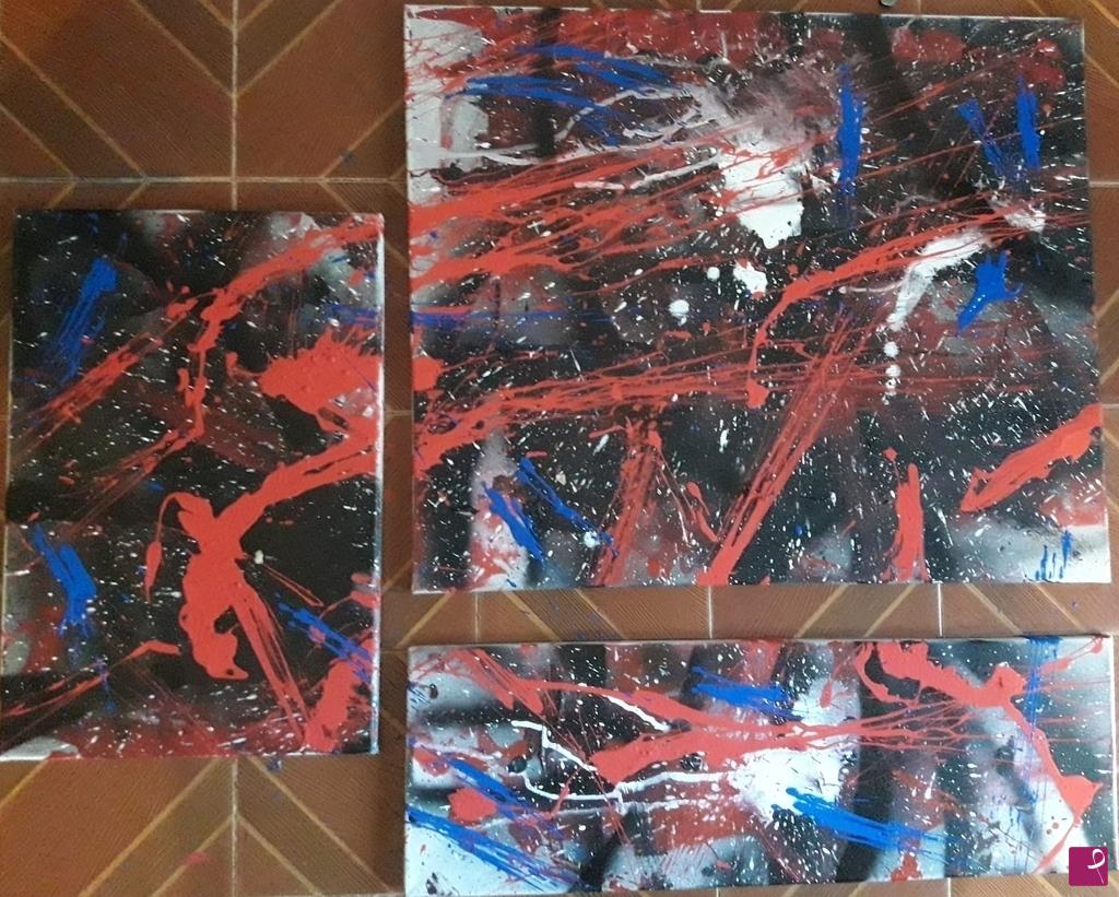 quadri in vendita online - Adolescent chaos