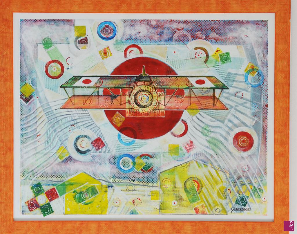 quadri in vendita online - Aereo giapponese (Berlino 1988)