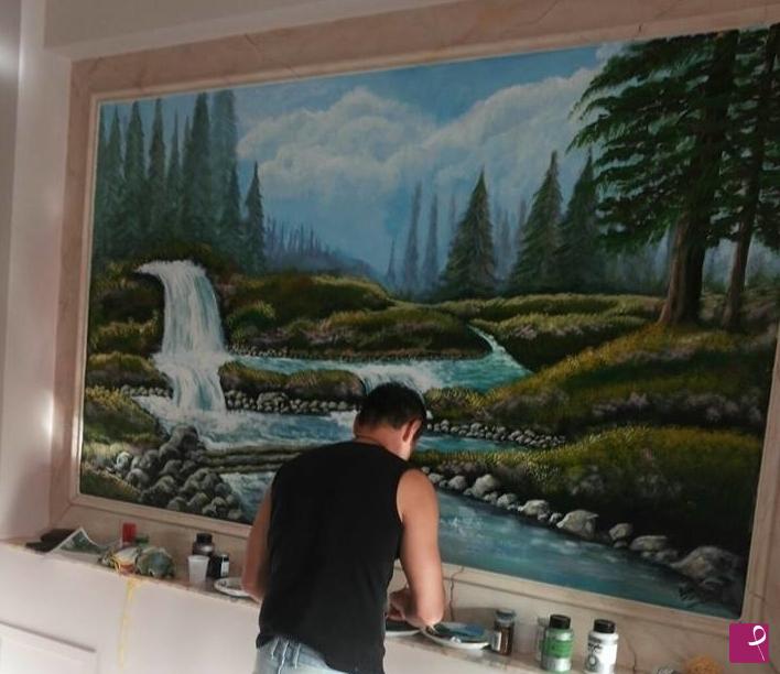 quadri in vendita online - affresco murale