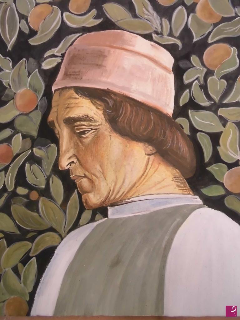 quadri in vendita online - Affresco, Particolare camera degli sposi, Mantegna, Mantova
