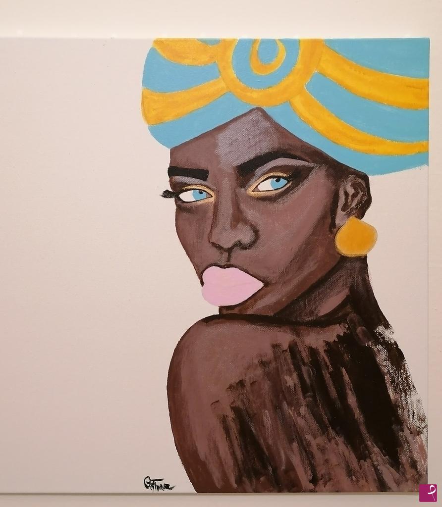 quadri in vendita online - African Girl