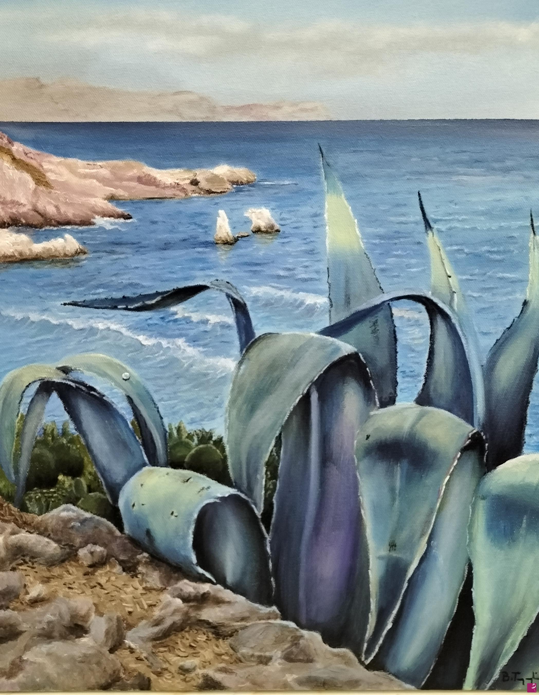 quadri in vendita online - Agave a Terrasini