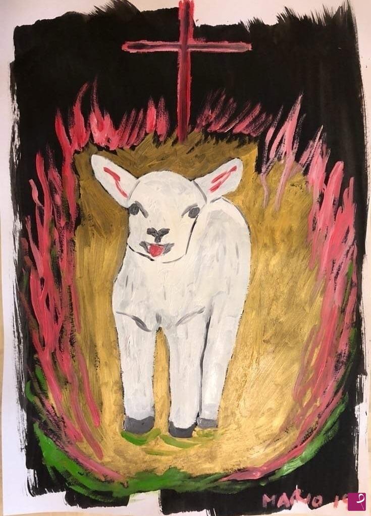 quadri in vendita online - Agnus Dei