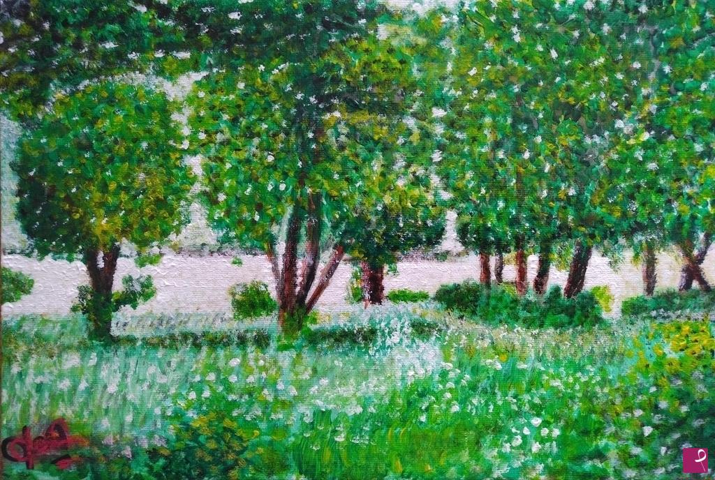 quadri in vendita online - Ai margini del Bosco
